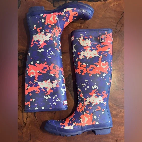 Hunter Multicolor Splash Rain Boots - Picture 4 of 10